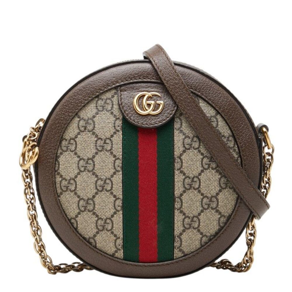 Gucci Ophidia GG Supreme Leather PVC Shoulder Bag